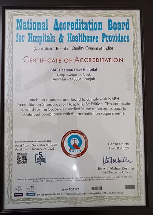 NABH Certificate